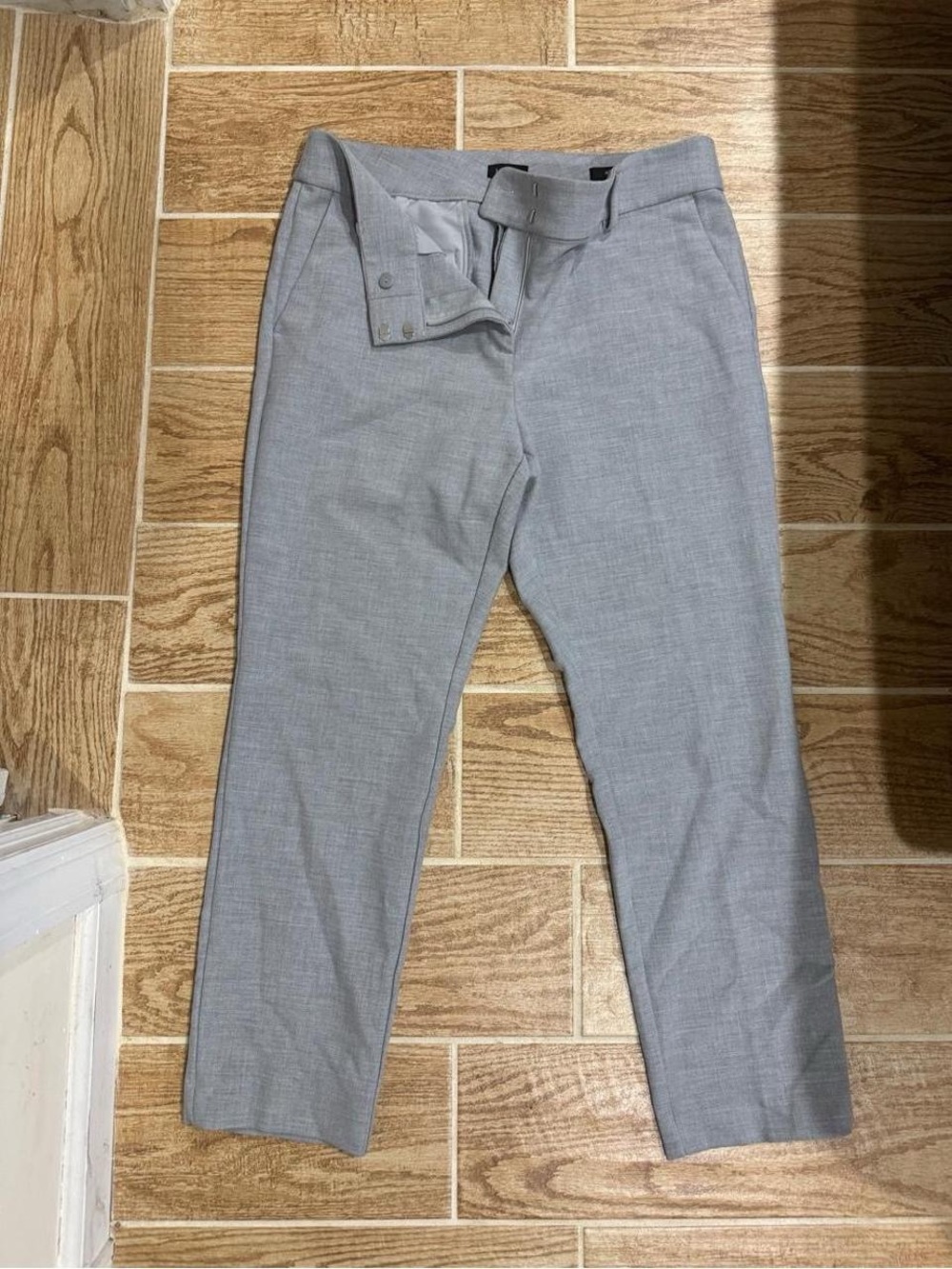LOFT light gray marisa dress pants
